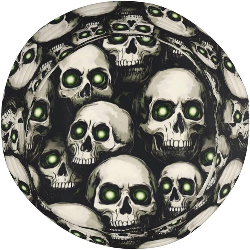 YYFD Halloween Bucket Hat for Women Men Watercolor Gothic Skull Hat Holiday Party Cap Outdoor Travel Sun Caps - Image 4